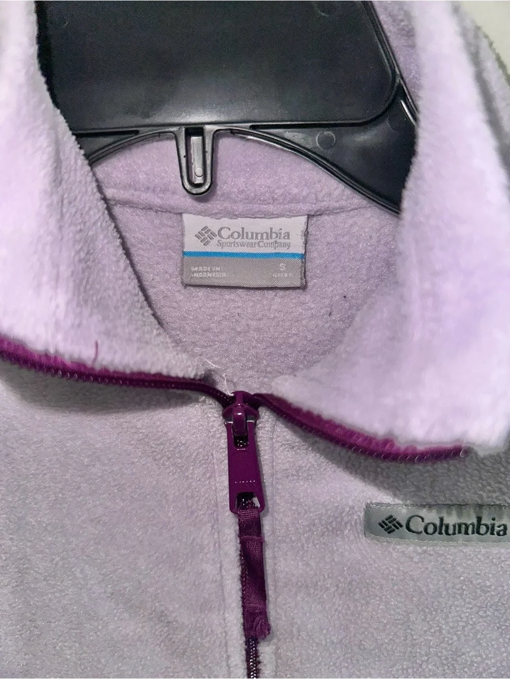 Columbia Light Purple Fleece Jacket